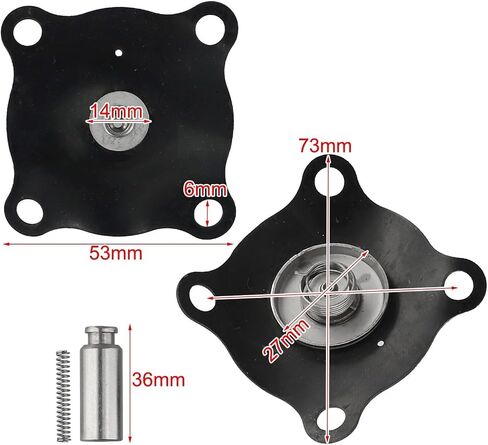 Electromagnetic Valve Diaphragm Replacement Kit, 1/2" 3/4" Rubber Seal and Iron Core for Water and Gas Valve Repair in Saudi Arabia