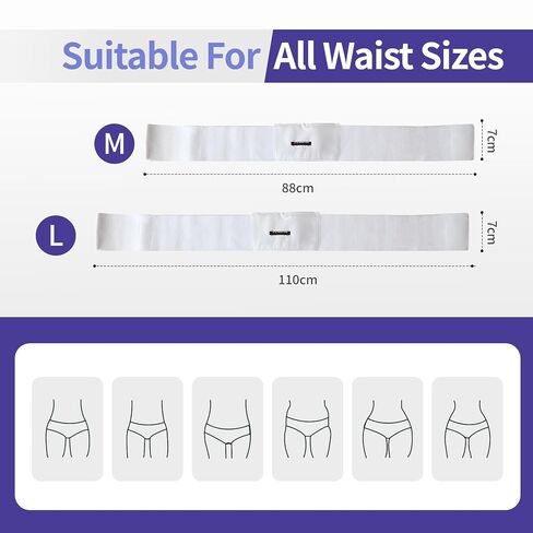 Urine Test Complete Kit – 2 to 4 oz Concealed Sample Bag with Adjustable Belt, Urine Test Thermometer Stickers and Silicone Funnel (M) in Kuwait