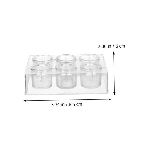 Plastic Lab Spot Plate Non-Surface Treated Plates Chemical Reaction Board Flat Bottoms for Scientific Experiments Made of Plastic in Kuwait