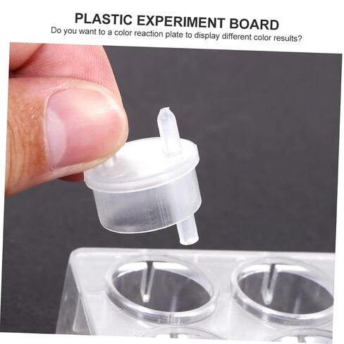 Plastic Lab Spot Plate Non-Surface Treated Plates Chemical Reaction Board Flat Bottoms for Scientific Experiments Made of Plastic in Kuwait