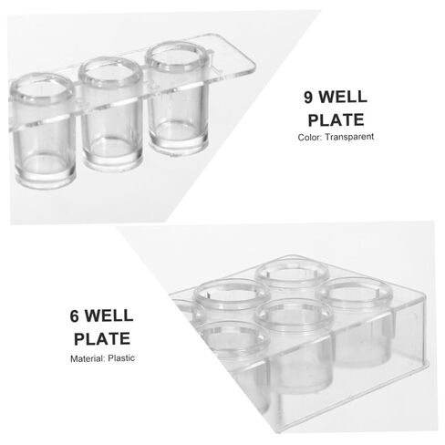 Plastic Lab Spot Plate Non-Surface Treated Plates Chemical Reaction Board Flat Bottoms for Scientific Experiments Made of Plastic in Kuwait