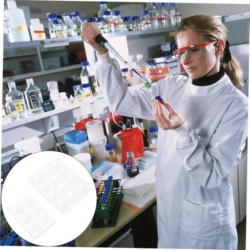4pcs Porcelain Plate and Chemical Reaction Board for Lab Use and Easy to Clean Experiment Plate for Chemistry Classes and Experiments in Kuwait