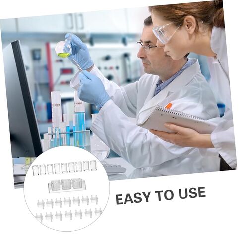 17pcs Multifunctional Well Plate Plastic Reaction Board for Chemistry Molds Polycarbonate Porous Experiment Accessory in Kuwait
