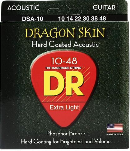 DR Strings DRAGON SKIN، أوتار الجيتار الصوتي (DSA-10) in Kuwait