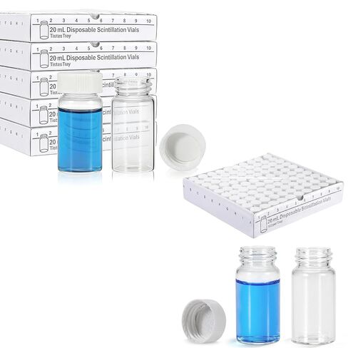 100 PCS Scintillation Vials Aluminum Foil Liner with 500 PCS Scintillation Vials Foamed PP Liner in Kuwait