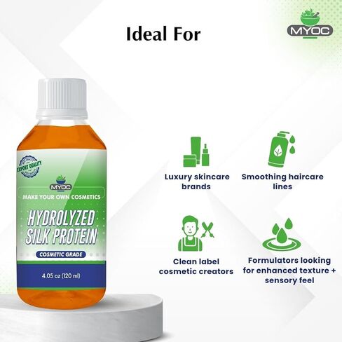 Hydrolyzed Silk Protein, 120 ml / 4.06 Fl Oz, Cosmetic Grade | Care Formulations in Kuwait