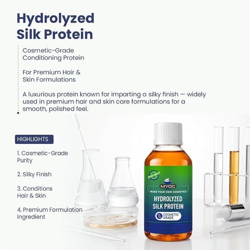 Hydrolyzed Silk Protein, 120 ml / 4.06 Fl Oz, Cosmetic Grade | Care Formulations in Kuwait