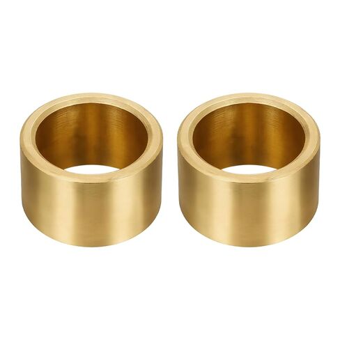 uxcell 2Pcs Sleeve Bearings, 25mm Bore x 32mm OD x 20mm Length, Self-Lubricating Sintered Bronze Bushings in Kuwait