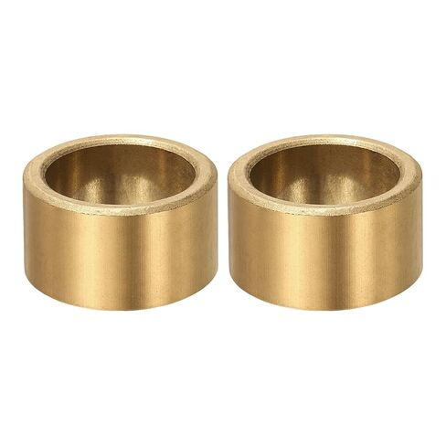 uxcell 2 Pcs Sleeve Bearings, 20mm Bore x 26mm OD x 15mm Length, Self-Lubricating Sintered Bronze Bushings in Kuwait