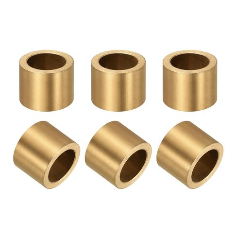 uxcell 2 Pcs Sleeve Bearings, 20mm Bore x 26mm OD x 15mm Length, Self-Lubricating Sintered Bronze Bushings in Kuwait