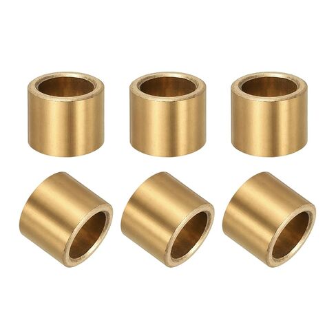 uxcell 2 Pcs Sleeve Bearings, 20mm Bore x 26mm OD x 15mm Length, Self-Lubricating Sintered Bronze Bushings in Kuwait