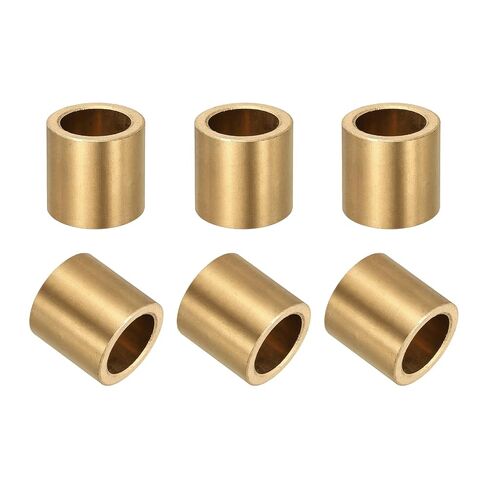 uxcell 2 Pcs Sleeve Bearings, 20mm Bore x 26mm OD x 15mm Length, Self-Lubricating Sintered Bronze Bushings in Kuwait