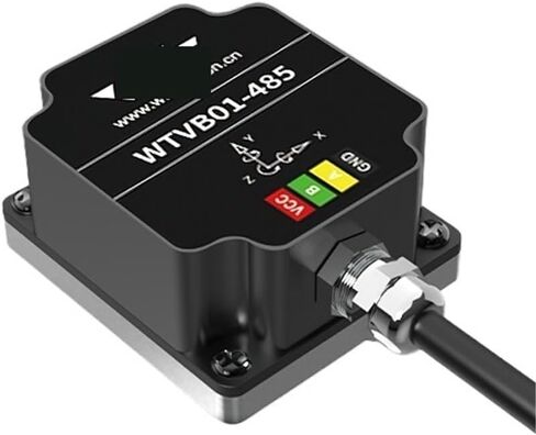 مستشعر اهتزاز WTVB01-485، محلل اهتزاز Modbus ثلاثي المحاور IP68 (WTVB01RS485 مغناطيسي) in Kuwait