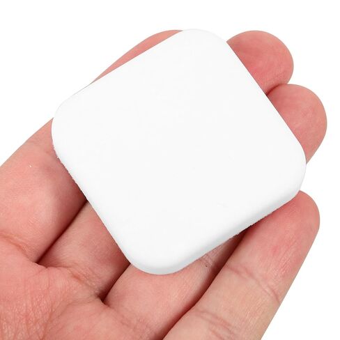 YARNOW 20pcs Silicone Door Bumper Pads for Door Handle and Drawer Protection, Square Shape with Sturdy and Reliable Protection, White Color, for Living Space and Home Decor in Kuwait