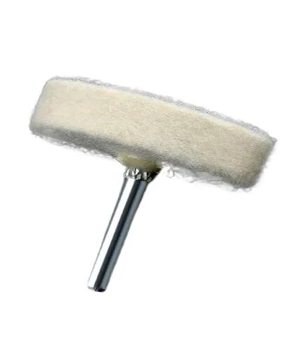 Polishing Wheel 3mm Shank T Type Cloth Buffing Wheel Stainless Steel/Wood/Ceramic Polish Pad for Grinder Power Tool Accessories(Gold) in Kuwait