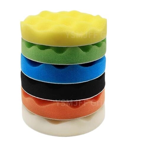 8PCS 5 Inch Car Foam Drill Polishing Pad Kit, Sponge Polishing Pad Set, Buffing Polishing Pad with M14 Drill Adapter for Waxing in Kuwait