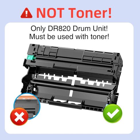 DR820 Drum Unit Compatible for Brother DR820 Drum Unit DR-820 Replacement for Brother HL-L6200DW MFC-L5900DW DCP-L5600DN MFC-L6700DW MFC-L5850DW MFC-L5700DW MFC-L5900DW (1-Pack) in Kuwait