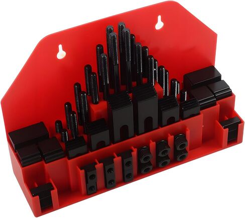 58 قطعة 1/2" T-Slot 3/8"-16 طقم تثبيت مشبك تثبيت متوافق مع آلة الطحن CNC (1/2" T-Slot 3/8"-16 مسمار) in Kuwait