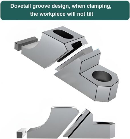 Heavy Duty Side Clamp Vise Lateral Fixation Clamping Kit for Milling Machine in Kuwait