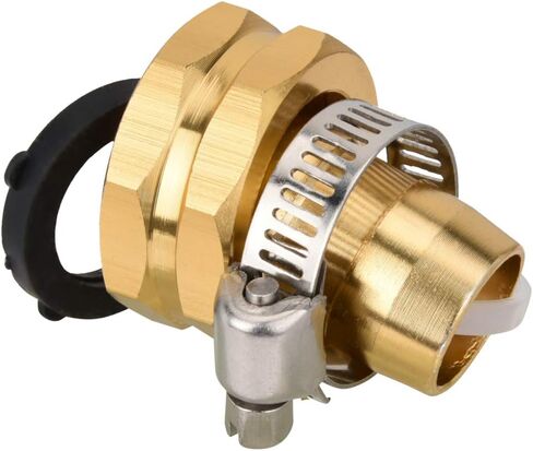3/4 inch Thread Hose Fitting Water Connectors fits Standard Garden Hoses | Garden Hose Quick Connect Set,Fittings Male and Female,3/4 inch thread,fits Standard Hoses,Nozzles,Other Watering Tools in Kuwait