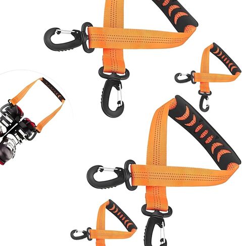 4 Pack Quick-Connect Ski Binding Straps Enabling Effortless Setup Boot Attachments in Kuwait
