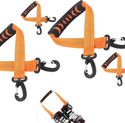 4 Pack Quick-Connect Ski Binding Straps Enabling Effortless Setup Boot Attachments in Kuwait
