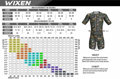 WIXEN Men’s Triathlon Suits Short Sleeve Tri Suit Padded Quick-Dry Breathable for Swim Bike Run Aero Skinsuit Rear Pockets in Kuwait