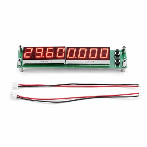 عداد التردد، عداد تردد إشارة الترددات اللاسلكية، PLJ 8LED H RF عداد تردد إشارة عداد التردد وحدة اختبار مقياس التردد إشارة عداد التردد 0.1 إلى 1000 ميجا هرتز (خط بإضاءة خلفية أحمر) in Kuwait