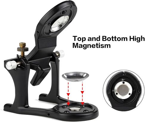 Small Magnetic Articulator, Adjustable Denture Articulator Lab Instruments 5PCS in Kuwait