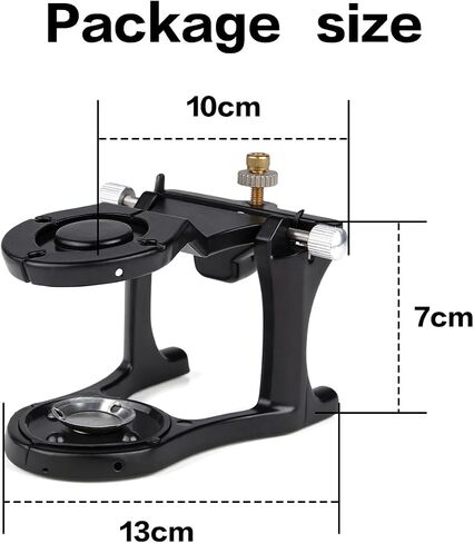 Small Magnetic Articulator, Adjustable Denture Articulator Lab Instruments 5PCS in Kuwait