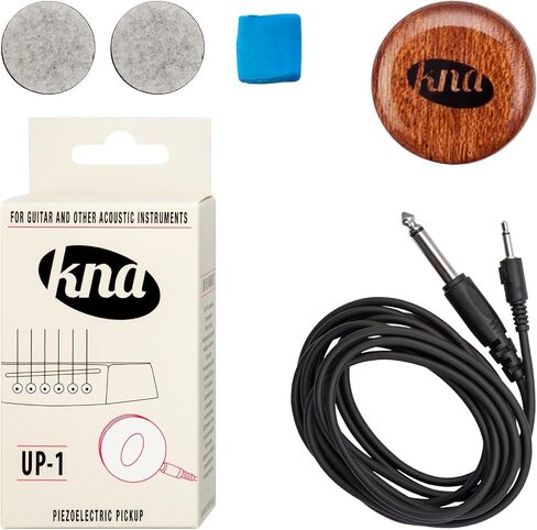 KNA Pickups Universal Stick-on Piezo Acoustic, 1/8" to 1/4" Instrument Cable Pickup (UP-1) in Kuwait