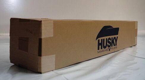غلاف منكمش من ماركة Mil Husky مقاس 12 × 149 قدمًا - 7 ميل - أبيض in Kuwait
