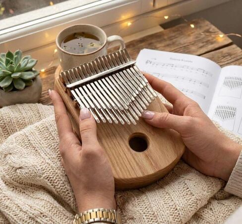 Handcrafted Kalimba 34 Keys| Wooden Thumb Piano in Kuwait