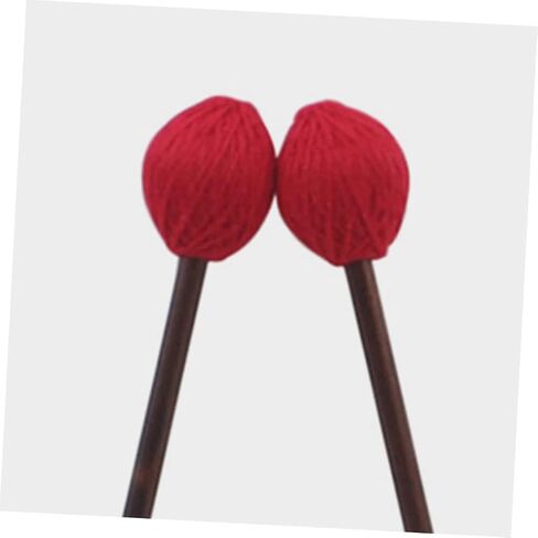 1Pair Marimba Mallets with Handle and Durable Yarn Head Lightweight and Portable Drumsticks for Practice and Performance for Marimba and Xylophone Musicians in Kuwait