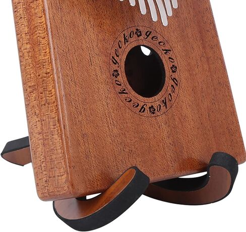 Kalimba Holder Portable EVA Cotton Pad Prevent Scratch Musical Instrument Accessory for Home Studio Display Gift Music Lovers Wood Color 2pcs in Kuwait