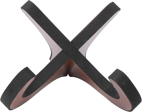 Kalimba Holder Portable EVA Cotton Pad Prevent Scratch Musical Instrument Accessory for Home Studio Display Gift Music Lovers Wood Color 2pcs in Kuwait