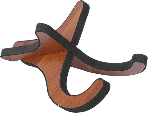 Kalimba Holder Portable EVA Cotton Pad Prevent Scratch Musical Instrument Accessory for Home Studio Display Gift Music Lovers Wood Color 2pcs in Kuwait