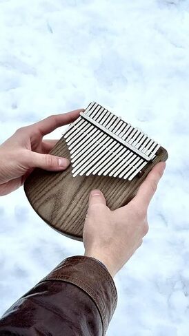 Engraved 21-Key Kalimba| Handmade Wooden Thumb Piano in Kuwait
