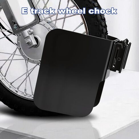 4 Pack E-Track Wheel Chock for E-Track System E-Track Accessories for Enclosed Trailer E Track Motorcycle Wheel chocks for Dirt Bikes in Kuwait