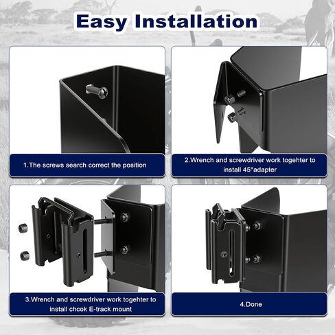 4 Pack E-Track Wheel Chock for E-Track System E-Track Accessories for Enclosed Trailer E Track Motorcycle Wheel chocks for Dirt Bikes in Kuwait