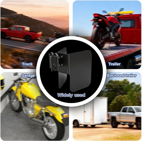 4 Pack E-Track Wheel Chock for E-Track System E-Track Accessories for Enclosed Trailer E Track Motorcycle Wheel chocks for Dirt Bikes in Kuwait