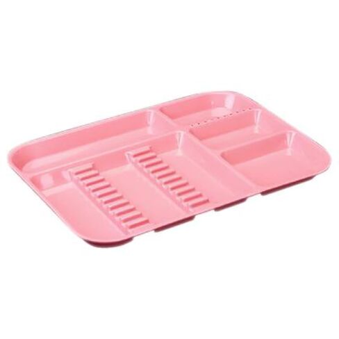 300BDS-6 Set-Up Tray Divided Size B Ritter Plastic 13-1/2 X 9 5/8 X 7/8 Neon Pink in Kuwait