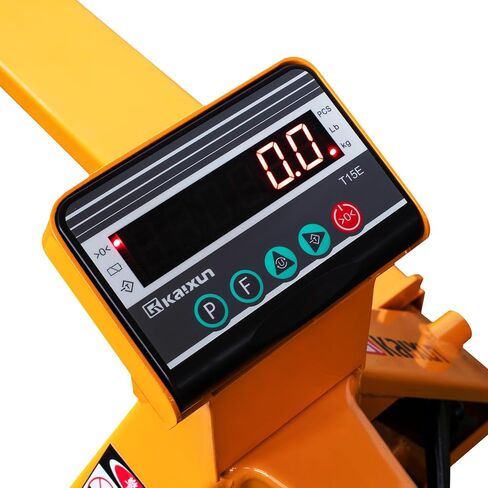 مقياس رافعة البليت، سعة 6600 رطل، شوكات 45 بوصة × 27 بوصة، شاشة LCD، شاحنة بمنصة يدوية قابلة للتحويل رطل/كجم مع ميزان إلكتروني، عجلات من البولي يوريثان، دقيقة بنسبة 0.1%، قدرة عالية للمستودعات والصناعات in Kuwait
