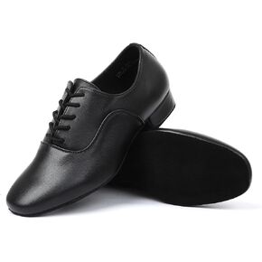 Men's Latin Dance Shoes, 1 Inch Leather Sole, Ballroom Salsa Tango in Kuwait