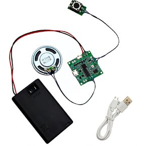 مجموعات وحدة الصوت القابلة للتسجيل للموسيقى MP3 مع زر التحكم 8M MP3 WAV لوحة الصوت لصندوق الموسيقى لعيد الميلاد DIY، بطاقة المعايدة الموسيقية in Kuwait