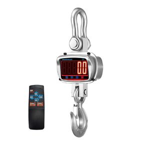 Hyindoor 5000kg 11000lb Crane Scale, 5T Digital Crane Scale with Remote Control, Temperature and Humidity Measuring Hanging Scale, Industrial Heavy Duty Electronic Scales Hoist Scales in Kuwait