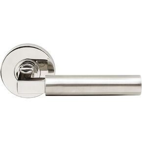 مجموعة خصوصية مزلاج أنبوبي من INOX RA Round Rosette TL4 مع رافعة أورورا وظهر 2-3/8 بوصة، نحاس ساتان RA221L462-PVD4 in Kuwait