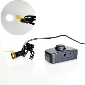 SZ06C Adjustable Brightness Clip Surgical Dental Headlight Medical Headlamp Lightspot Orange Filter (A Battery) in Kuwait