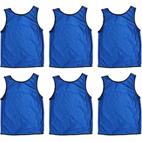 6pcs Lightweight Polyester Vest for Boys and, Summer Sports Training Sleeveless Shirts, Easy to Wash Group Practice Jerseys for Youth Football and Basketball in Saudi Arabia