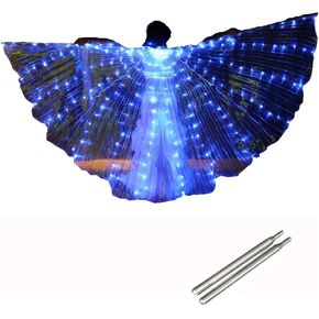 LED Isis Wings Glow Light Up Costumes LED Performance Carnival Cape for EDC in Saudi Arabia